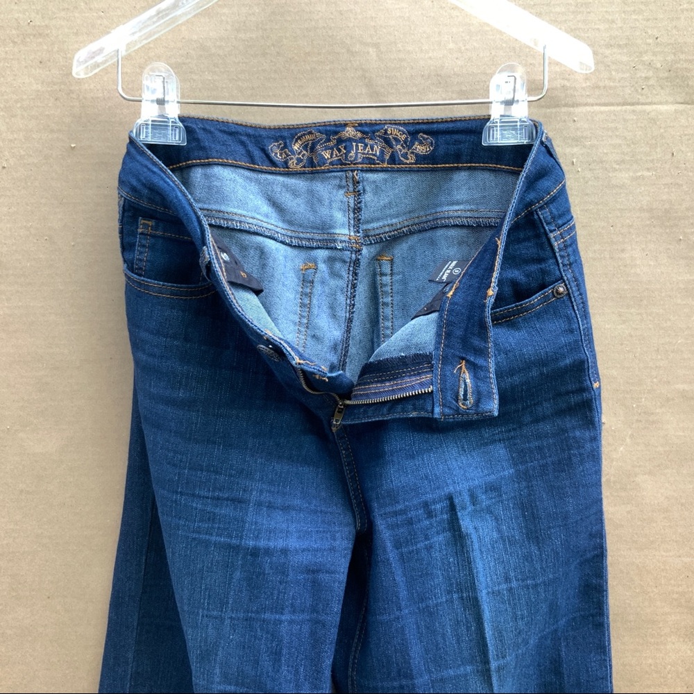 WOMENS WAX DENIM STRETCH JEANS. Boot Cut. - Picture 4 of 11